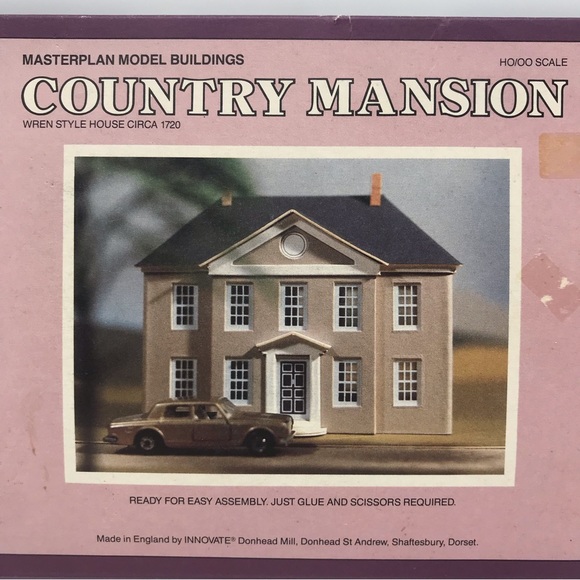 Vintage Country Mansion Model Building Master Plan Model Buildings Wren Style - Picture 6 of 11